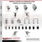 Service Caster 3 Inch 316SS Thermoplastic Rubber Swivel 3/4 Inch Expanding Stem Caster Set SCC-SS316EX20S314-TPRB-34-4 - alternate 4